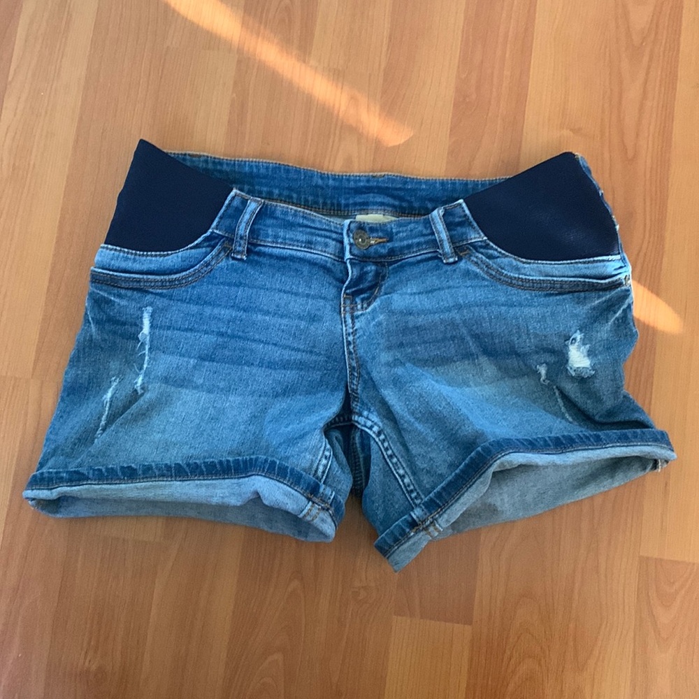 Maternity Jean Shorts